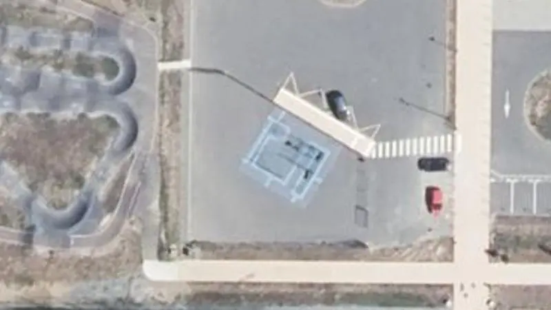 Vue aérienne du spot Complexe sportif de la Gouronne