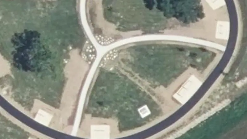 Vue aérienne du spot Espace Nature et Détente
