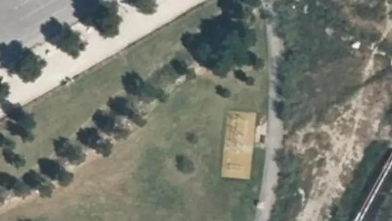 Vue aérienne du spot Parcours Sportif Sante