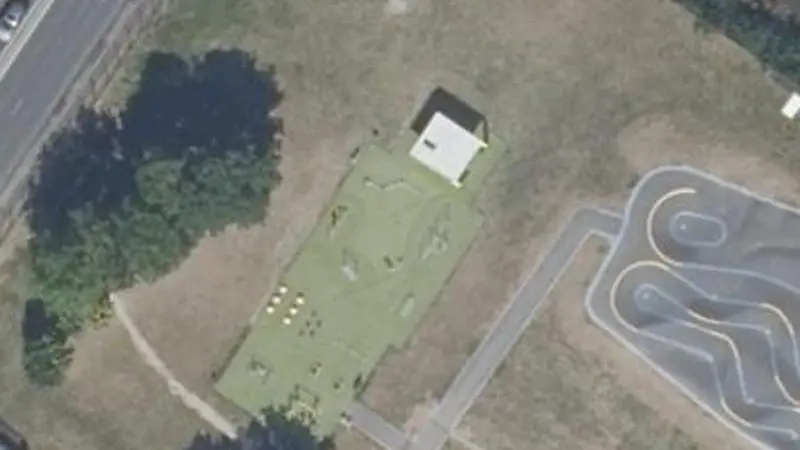 Vue aérienne du spot Centre sportif Nelson-Mandela