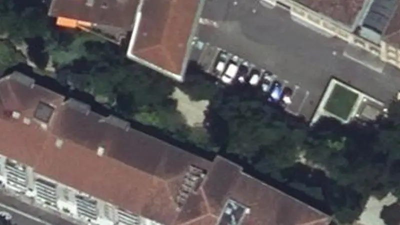 Vue aérienne du spot Parc La Coulée Verte