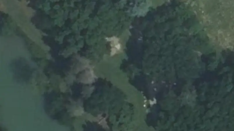 Vue aérienne du spot Lac de la Forêt
