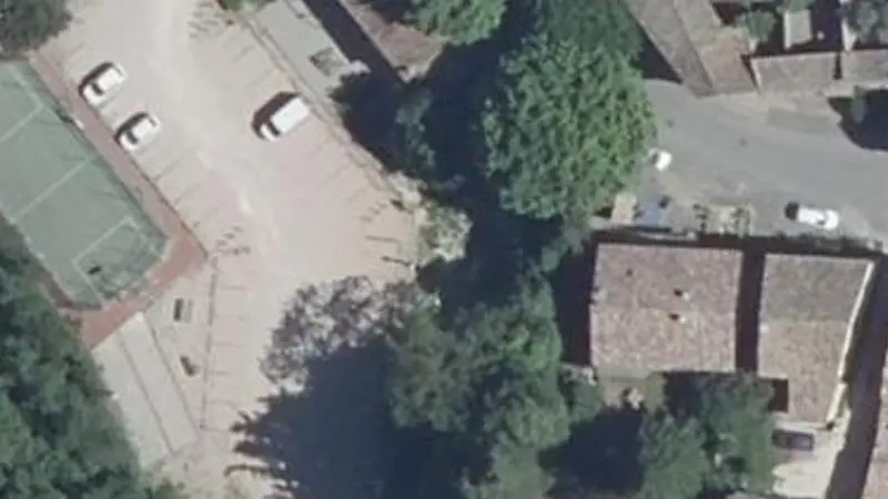 Vue aérienne du spot Stade de foot