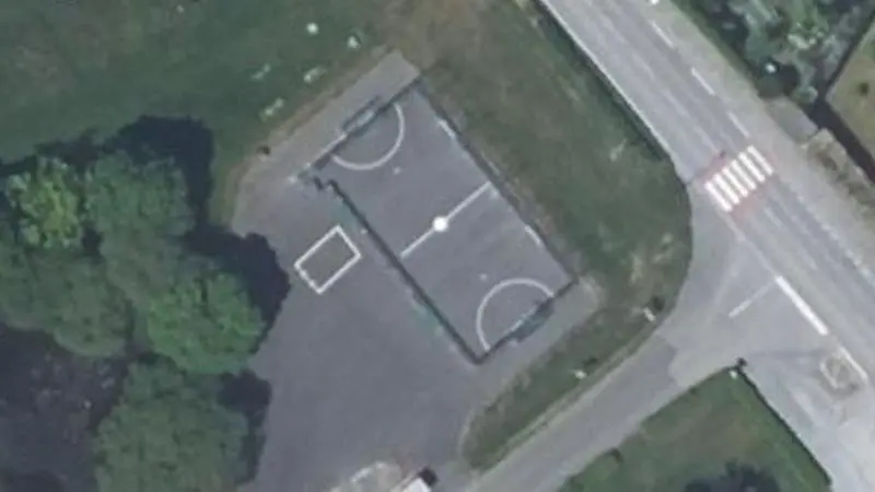 Vue aérienne du spot Terrain Multisports de la Touche