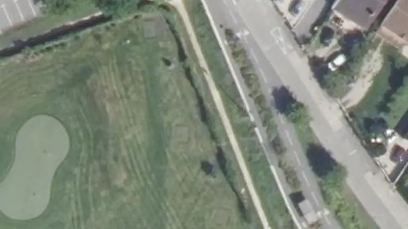 Vue aérienne du spot Saute ruisseau
