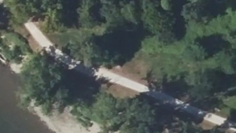 Vue aérienne du spot Rives du Gave