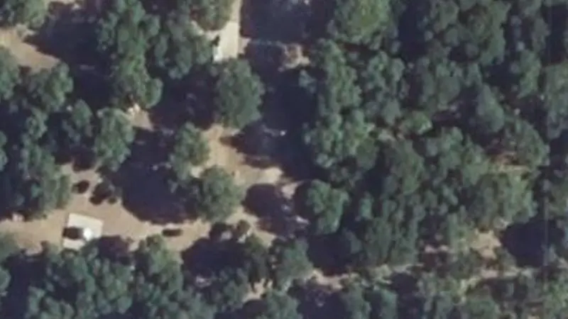 Vue aérienne du spot Espace Sport Nature de Prunello, Strittonu di u Spinolu