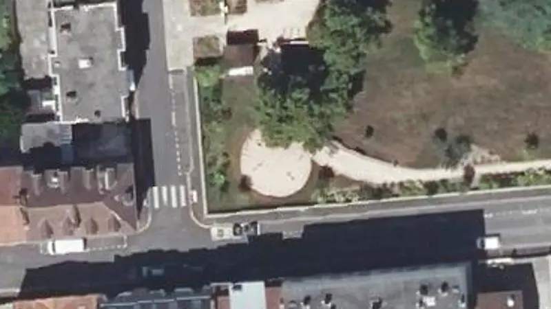 Vue aérienne du spot Square des Anglais