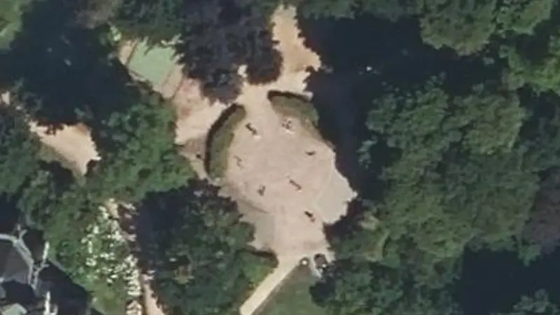 Vue aérienne du spot Jardin de l’Hôtel de Ville