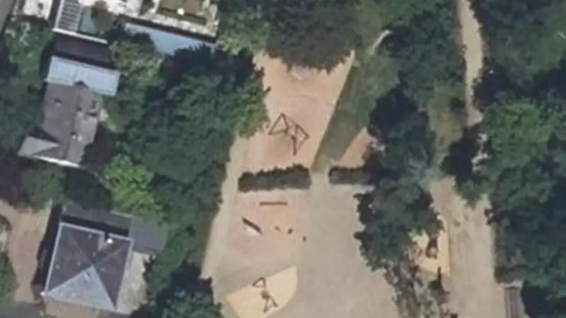 Vue aérienne du spot Parc de l'Europe