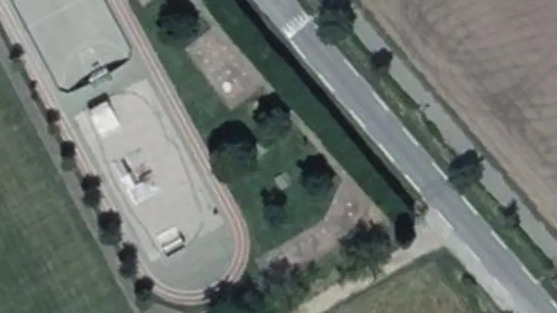 Vue aérienne du spot Stade René Pujol