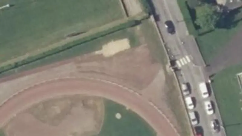 Vue aérienne du spot Parc des sports