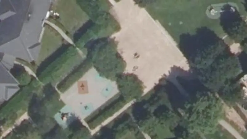 Vue aérienne du spot Jardins de la méridienne