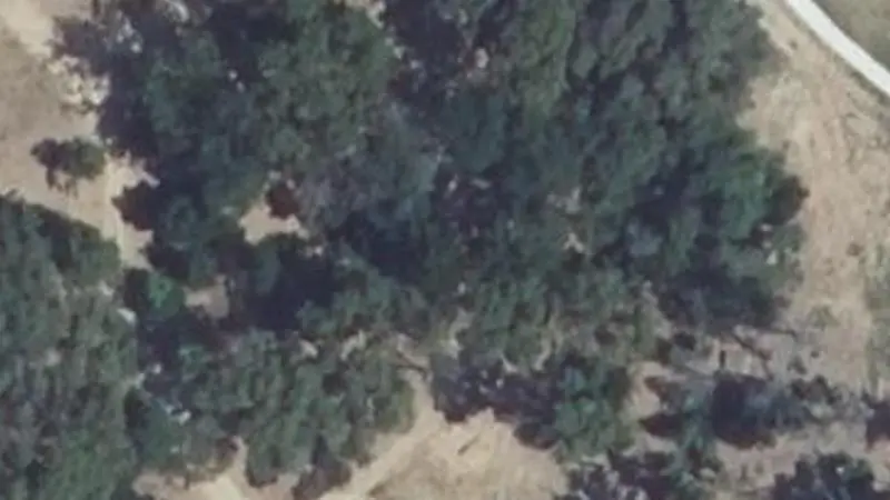 Vue aérienne du spot Parc Padulella, Poggiolo