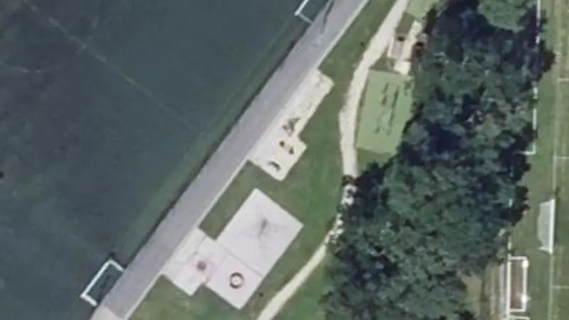 Vue aérienne du spot Complexe Sportif Municipal Cosec