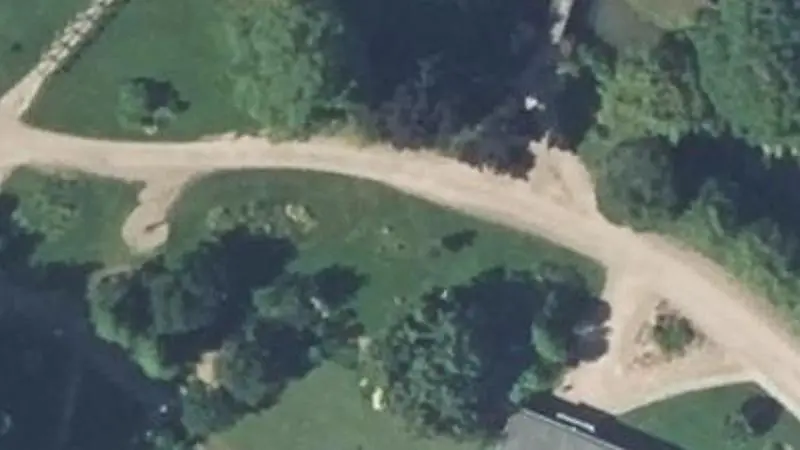 Vue aérienne du spot complexe sportif de Mauregard