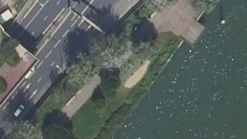 Vue aérienne du spot Berges de la Seine