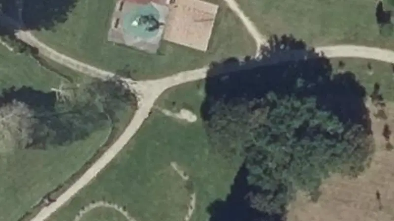 Vue aérienne du spot Parc de Beauséjour, Rue du Général Leclerc