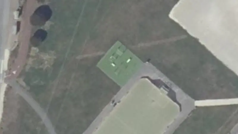 Vue aérienne du spot Complexe sportif et culturel Mendès France