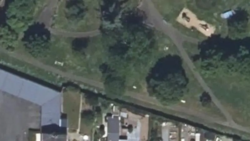 Vue aérienne du spot Parc du château Rosseau