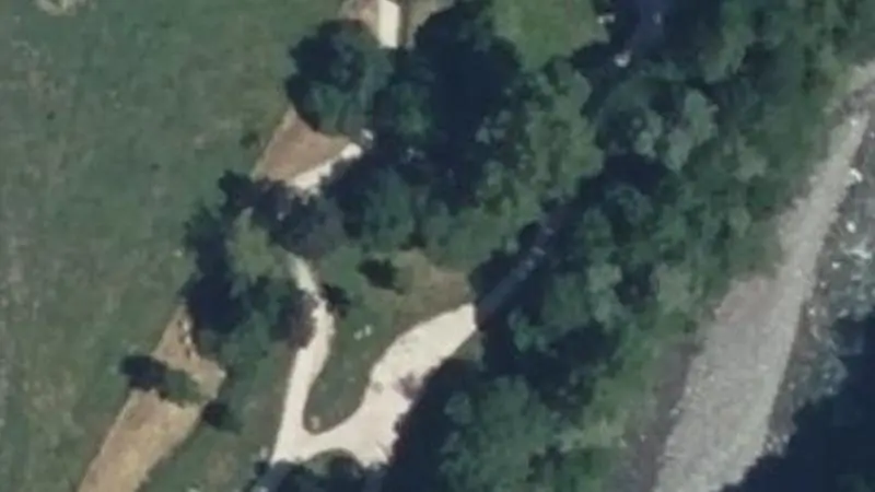 Vue aérienne du spot Base de Loisir d'Agos