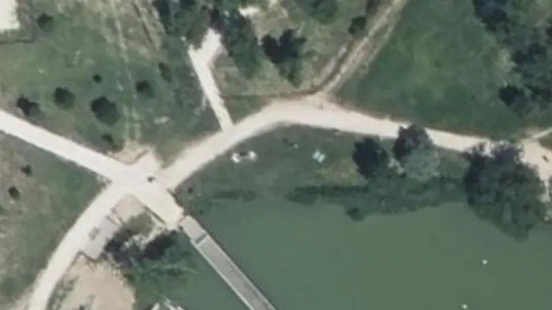 Vue aérienne du spot Tennis club d'Apt