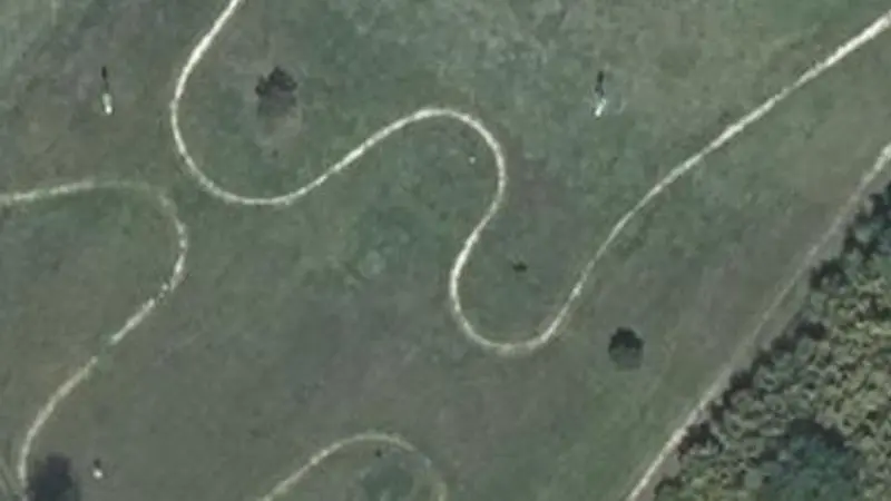 Vue aérienne du spot L'équipement sportif extérieur de Lugon