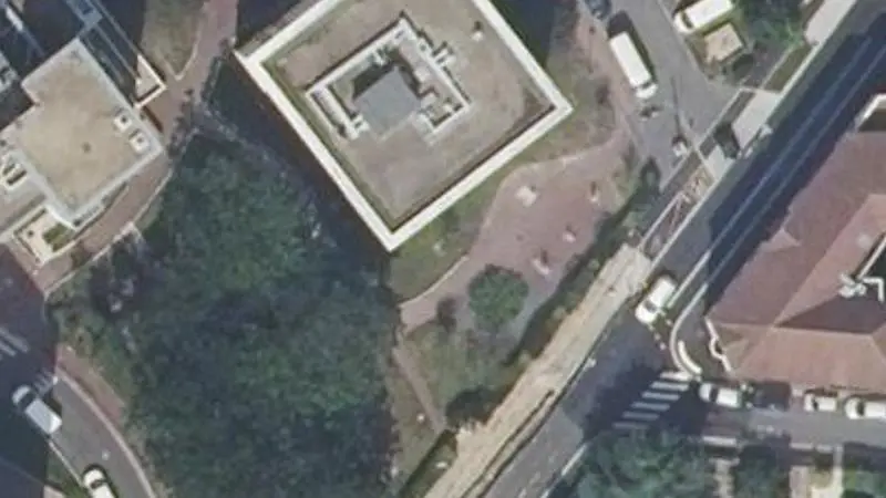Vue aérienne du spot Square des Frères Leseine
