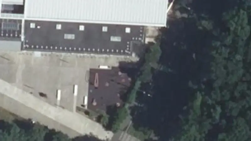 Vue aérienne du spot Gymnase Jean Pierre Matarazzo