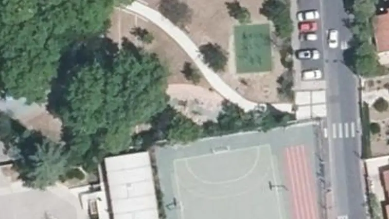 Vue aérienne du spot Parc Dioscoride