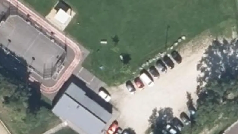 Vue aérienne du spot Complexe sportif de Plumergat