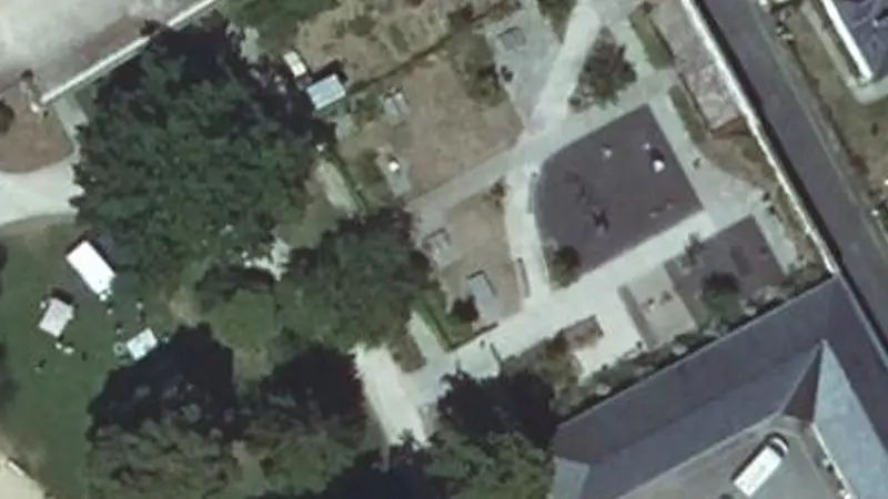 Vue aérienne du spot Potager
