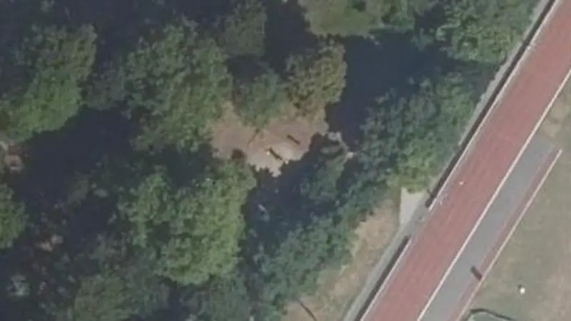 Vue aérienne du spot Parc du Souvenir Émile Fouchard