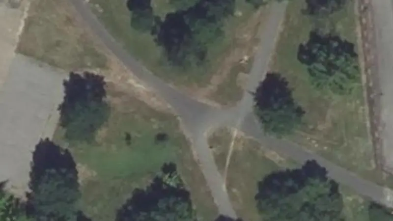 Vue aérienne du spot Parcours de Santé de Belle-Isle