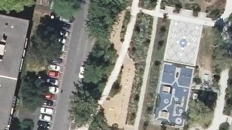 Vue aérienne du spot Parc Noulibos