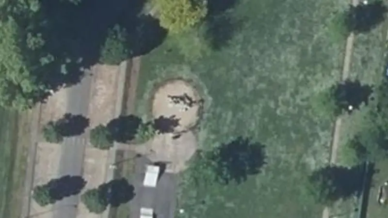 Vue aérienne du spot Plaine des Sports