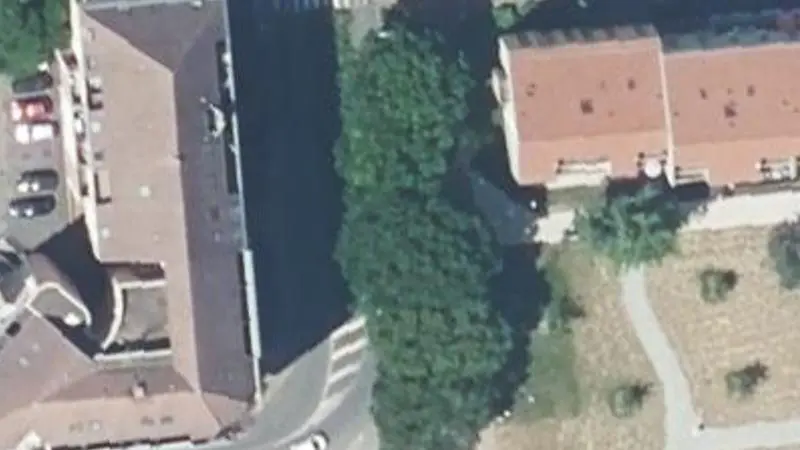 Vue aérienne du spot Square Marcel-Haegelen