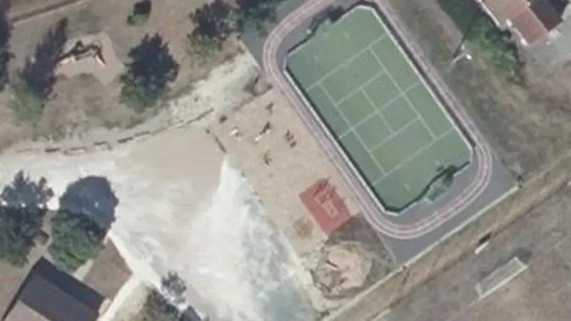 Vue aérienne du spot Stade municipal