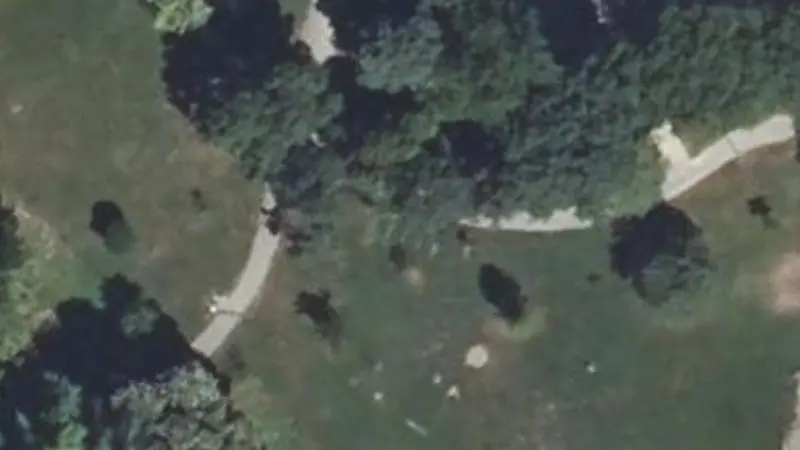 Vue aérienne du spot Parc Maurice Thorez, Allée du Rhin