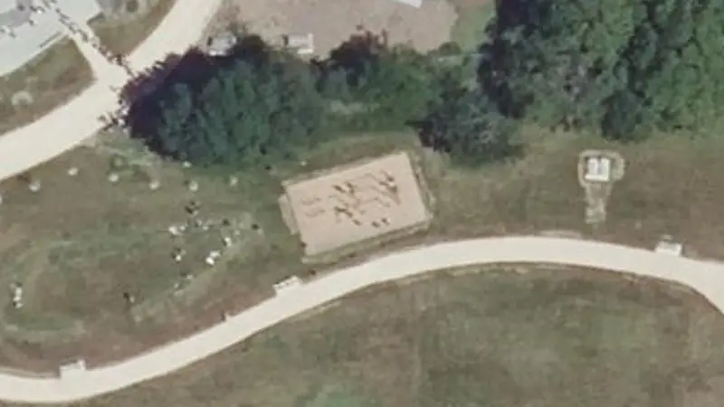 Vue aérienne du spot Stade Municipal