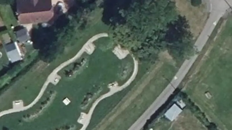 Vue aérienne du spot Parc de jeux
