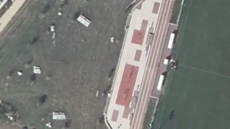 Vue aérienne du spot Stade Patrick Eady