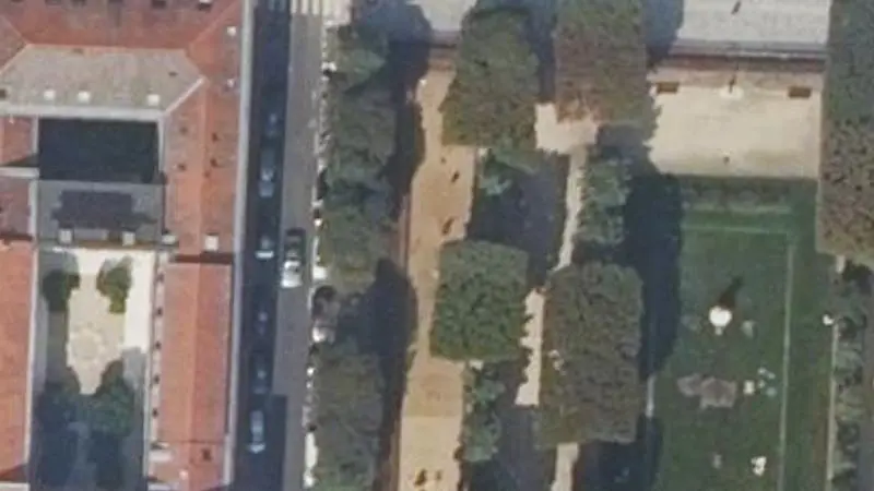 Vue aérienne du spot Esplanade Gaston Monnerville