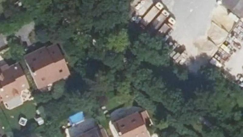 Vue aérienne du spot Lever de Genoux, Impasse Etienne Mehul