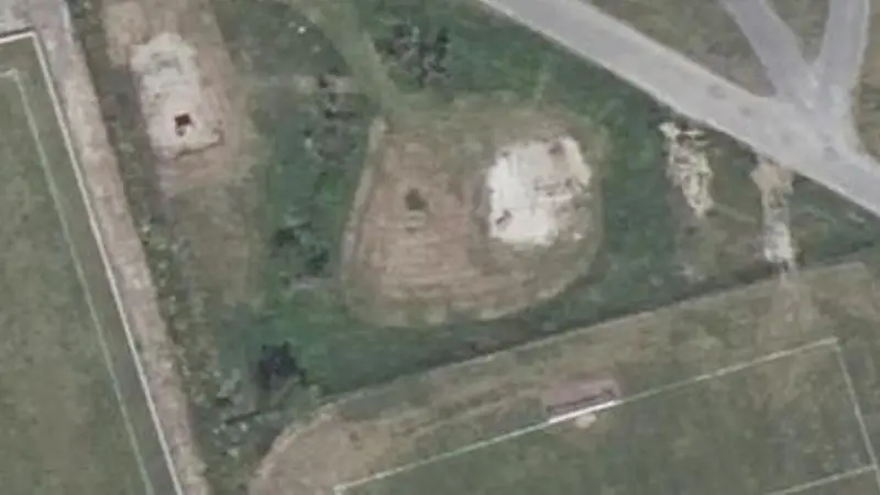 Vue aérienne du spot Stade des dunes