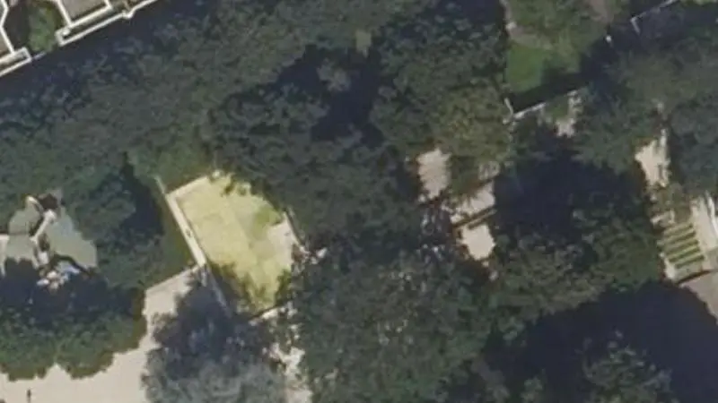 Vue aérienne du spot Jardin Toussaint Louverture