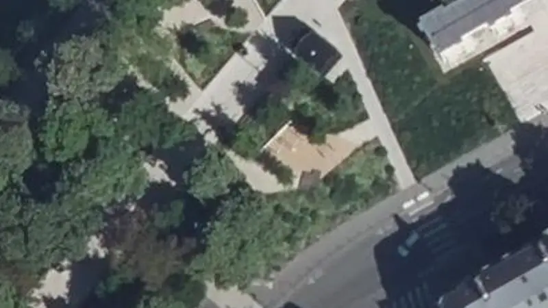 Vue aérienne du spot Square de la Porte Mars