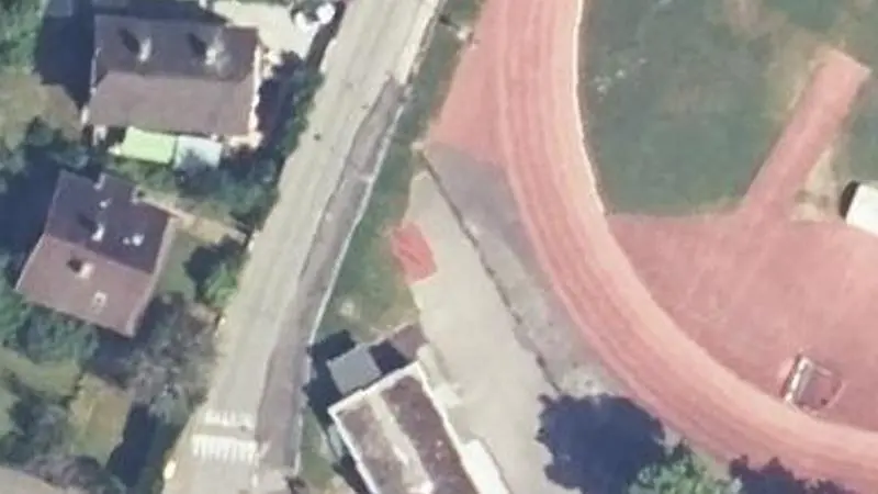 Vue aérienne du spot Stade du Mas Barral