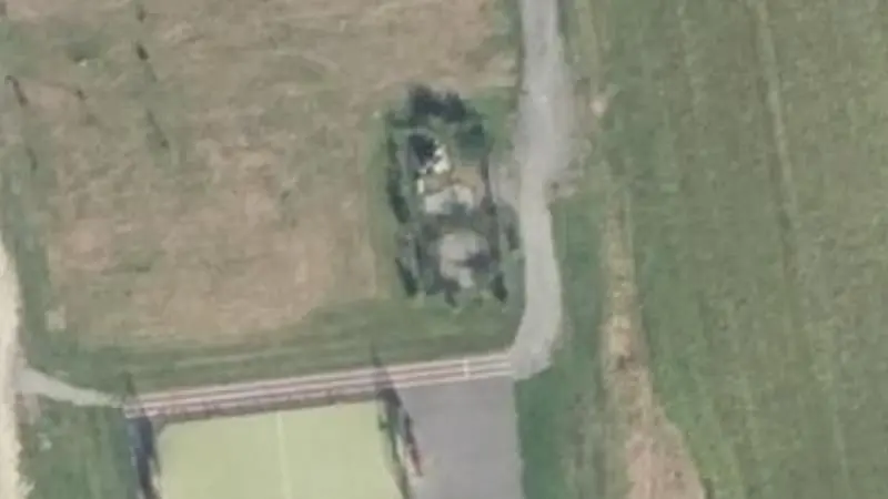 Vue aérienne du spot Aire sportive d'Ossé