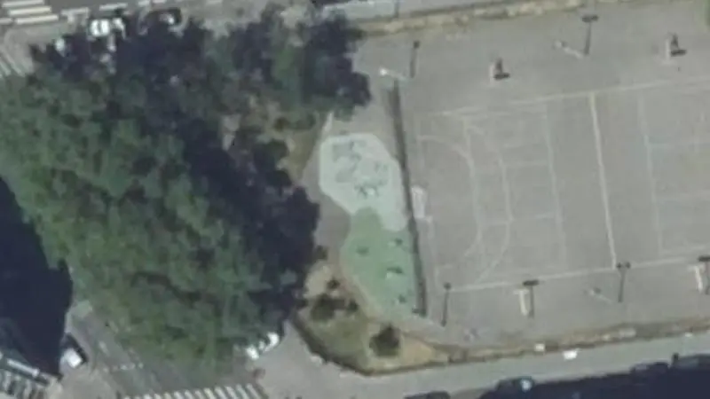 Vue aérienne du spot Terrain de Sports Anatole France